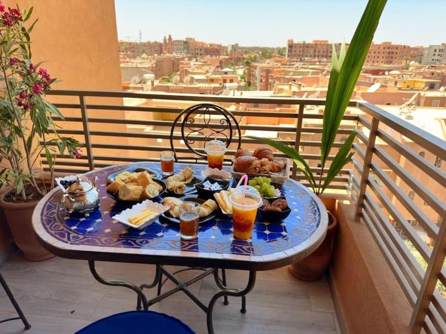Appart Majorelle Terrasse Wifi Centre Ville Марракеш Экстерьер фото