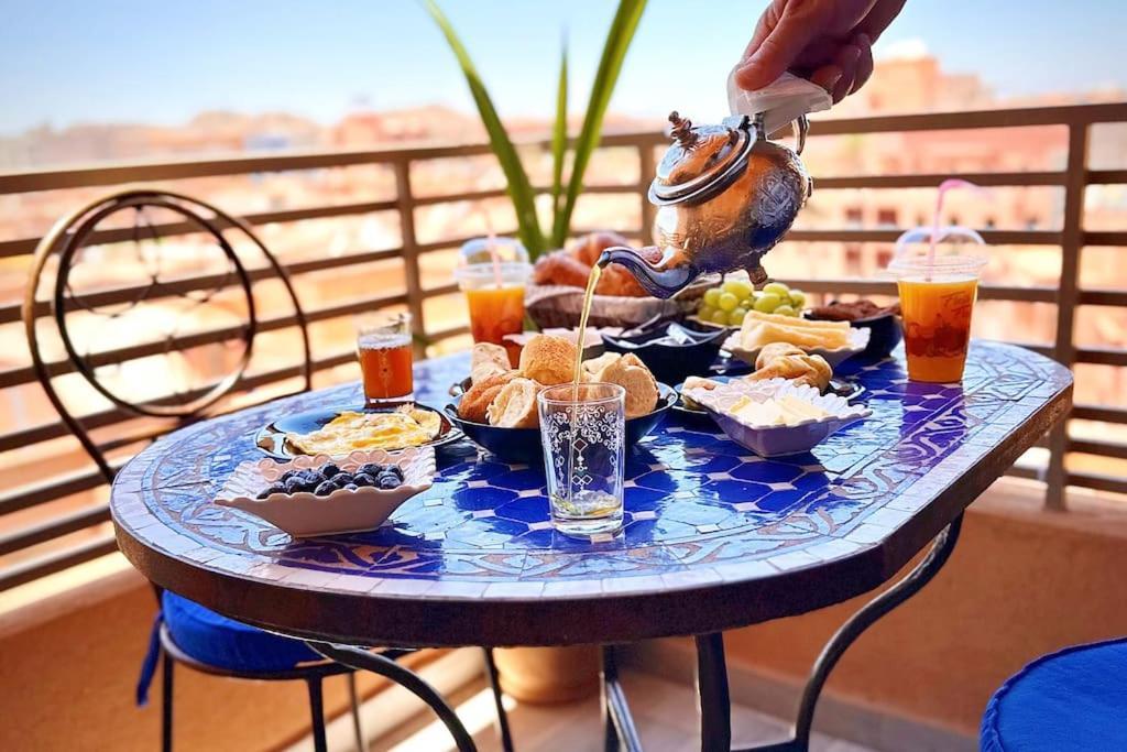 Appart Majorelle Terrasse Wifi Centre Ville Марракеш Экстерьер фото