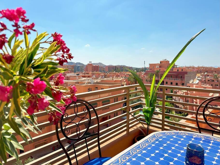 Appart Majorelle Terrasse Wifi Centre Ville Марракеш Экстерьер фото